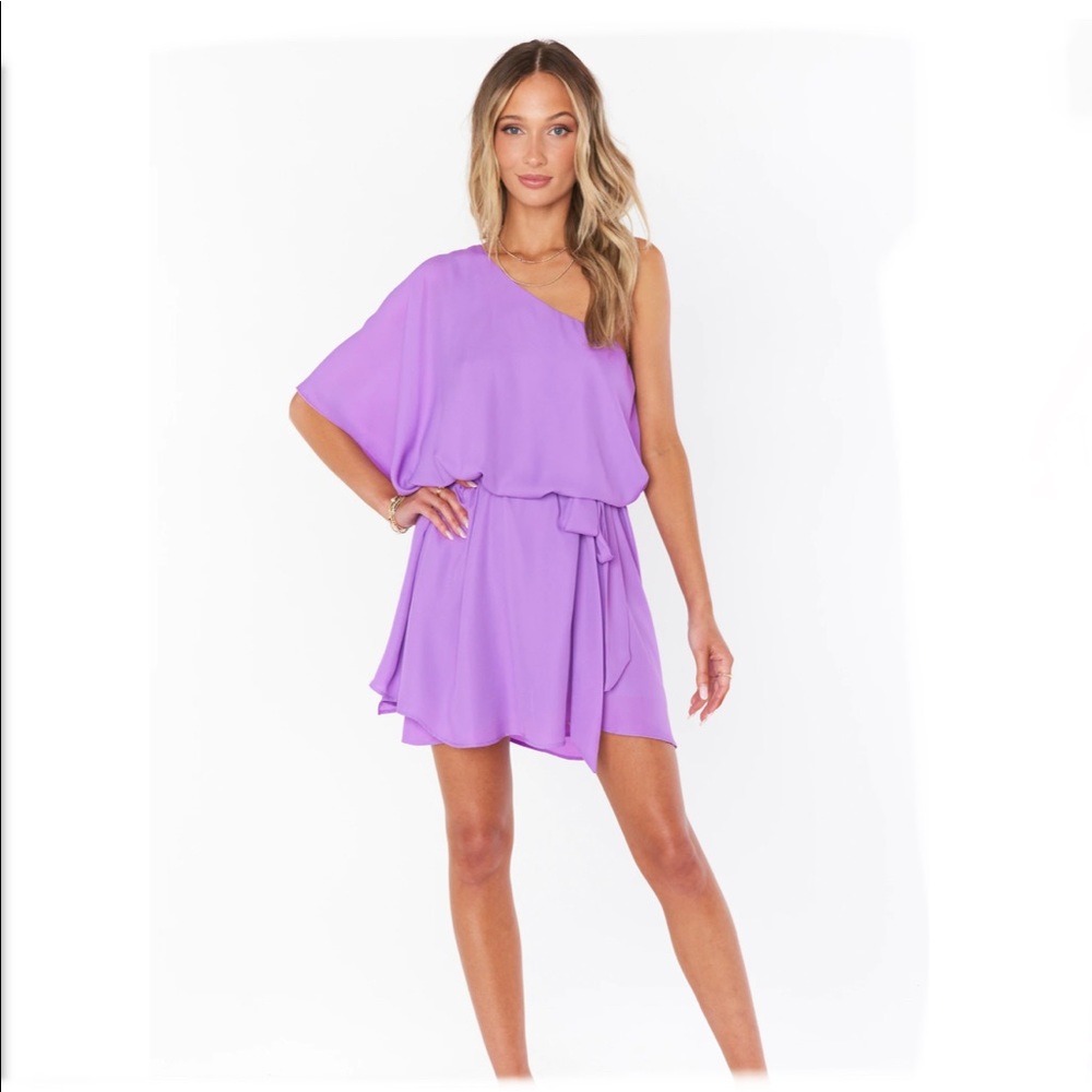Show Me Your MuMu one shoulder Mini Dress NWOT